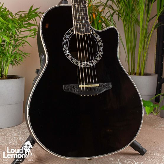 Ovation Custom Legends 1769-ADII Al Di Meola Signature Black 2005 USA акустическая гитара