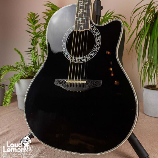 Ovation Custom Legends 1769-ADII Al Di Meola Signature Black 2005 USA акустическая гитара