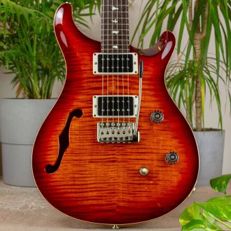 PRS CE 24 Semi-Hollow Dark Cherry Sunburst 2018 USA электрогитара