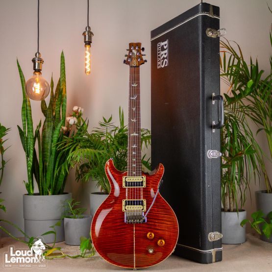 PRS Carlos Santana II Retro Orange Tiger 2005 USA электрогитара