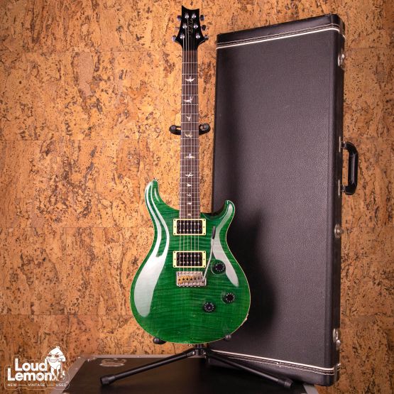 PRS Custom 24 10-Top Emerald Green 2002 USA электрогитара