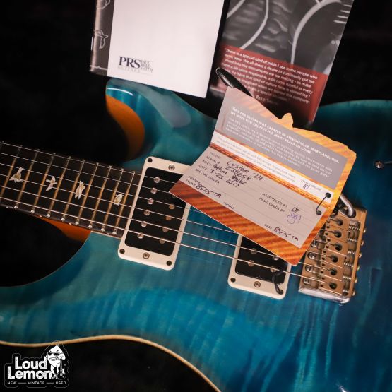 PRS Custom 24 Blue Matteo 2017 USA электрогитара