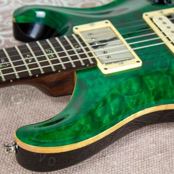 PRS Custom 24 Emerald Green 10 Top 2008 USA электрогитара