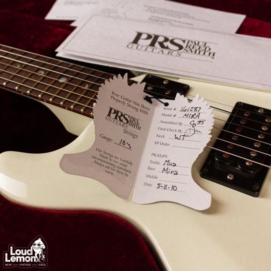 PRS Mira Antique White 2010 USA электрогитара