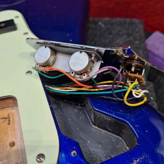 Fender Jaguar Bass MIJ Cobalt Blue 2007 Japan бас-гитара