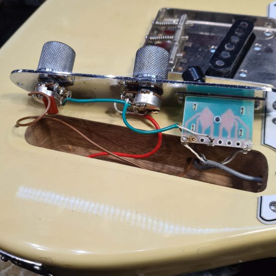Kasuga Telecaster Vintage White 1975 Japan электрогитара