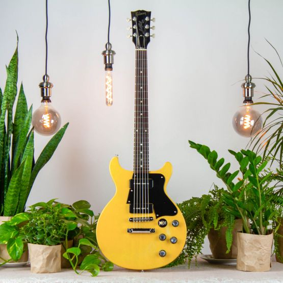 Gibson Les Paul Special Double Cutaway TV Yellow Faded 2005 USA электрогитара