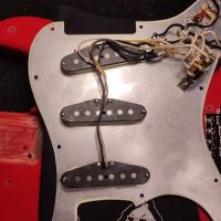 Fender Artist Series Mark Knopfler Signature Stratocaster Hot Rod Red 2009 USA электрогитара