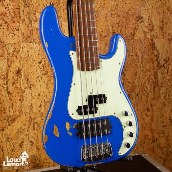 Sandberg California 5 Hardcore Aged Lake Placid Blue 2006 Germany бас-гитара