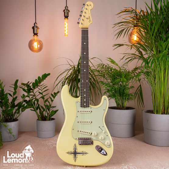 Fender Kenny Wayne Shepherd Stratocaster Arctic White 2008 Mexico электрогитара