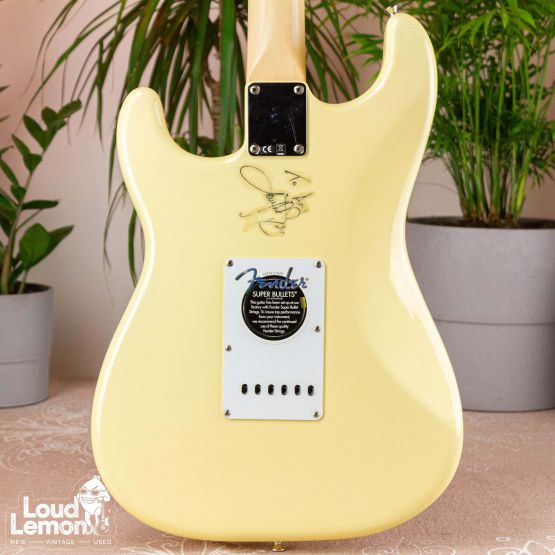Fender Kenny Wayne Shepherd Stratocaster Arctic White 2008 Mexico электрогитара