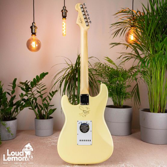 Fender Kenny Wayne Shepherd Stratocaster Arctic White 2008 Mexico электрогитара