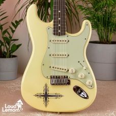 Fender Kenny Wayne Shepherd Stratocaster Arctic White 2008 Mexico электрогитара
