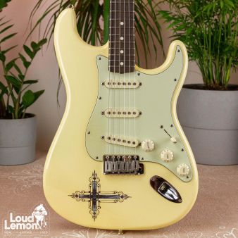 Fender Kenny Wayne Shepherd Stratocaster Arctic White 2008 Mexico электрогитара