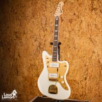 Squier 40th Anniversary Jazzmaster Gold Edition Olympic White Indonesia электрогитара электрогитара