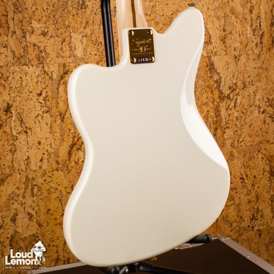 Squier 40th Anniversary Jazzmaster Gold Edition Olympic White Indonesia электрогитара электрогитара