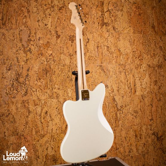 Squier 40th Anniversary Jazzmaster Gold Edition Olympic White Indonesia электрогитара электрогитара