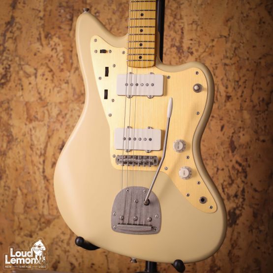 Squier 40th Anniversary Jazzmaster Vintage Edition Satin Desert Sand 2022 Indonesia электрогитара