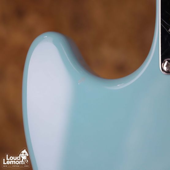 Squier Affinity Series Bronco Bass Daphne Blue 2006 Indonesia бас-гитара