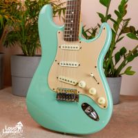 Squier Affinity Strat Surf Green 2002 China электрогитара