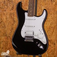 Squier Bullet Stratocaster HT HSS Black 2021 Indonesia электрогитара