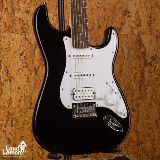 Squier Bullet Stratocaster HT HSS Black 2021 Indonesia электрогитара
