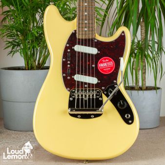 ‌Squier Classic Vibe Mustang Vintage White электрогитара