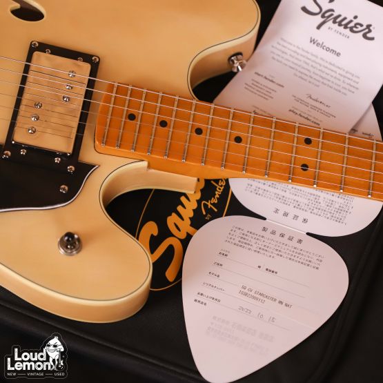 Squier Classic Vibe Starcaster Natural 2022 Indonesia электрогитара