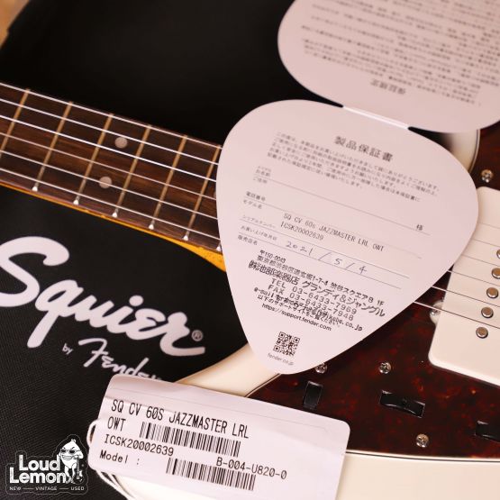 Squier Classic Vibe '60s Jazzmaster Olympic White 2020 Indonesia электрогитара