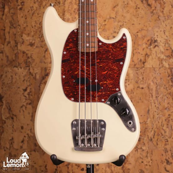 Squier Classic Vibe ‘60s Mustang Bass Olympic White 2020 Indonesia бас-гитара