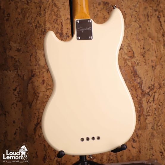 Squier Classic Vibe ‘60s Mustang Bass Olympic White 2020 Indonesia бас-гитара