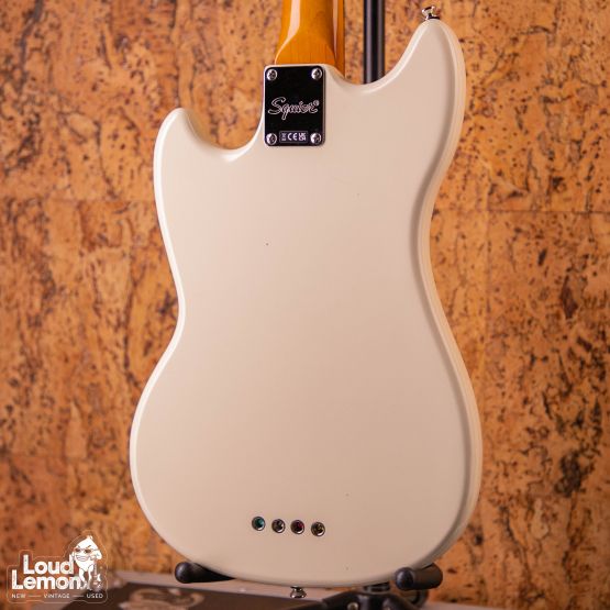Squier Classic Vibe ‘60s Mustang Bass Olympic White 2022 Indonesia бас-гитара