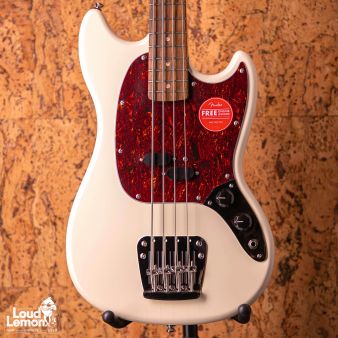 Squier Classic Vibe ‘60s Mustang Bass Olympic White 2022 Indonesia бас-гитара