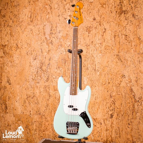 Squier Classic Vibe ‘60s Mustang Bass Surf Green 2021 Indonesia бас-гитара