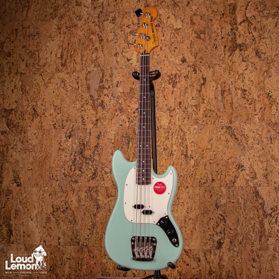 Squier Classic Vibe ‘60s Mustang Bass Surf Green 2022 Indonesia бас-гитара