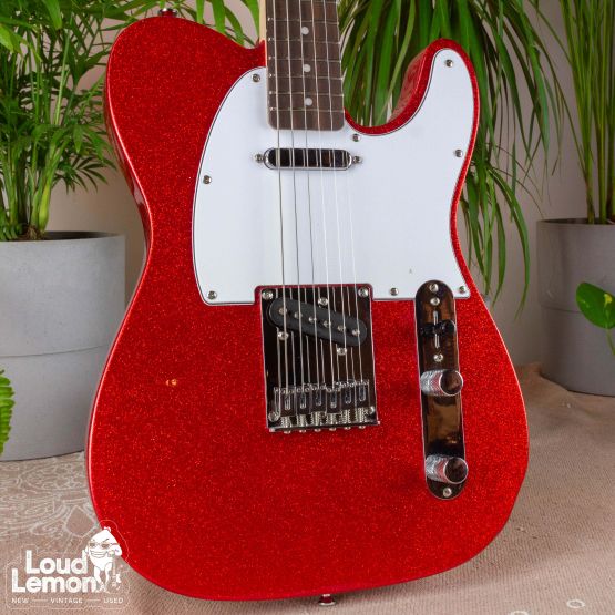 Squier FSR Bullet Telecaster Red Sparkle 2018 Indonesia электрогитара