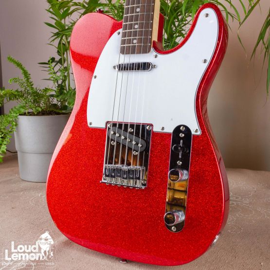 Squier FSR Bullet Telecaster Red Sparkle 2018 Indonesia электрогитара