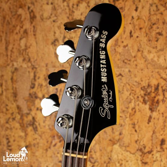 Squier Mikey Way Signature Mustang Bass Large Flake Silver Sparkle 2011 Indonesia бас-гитара