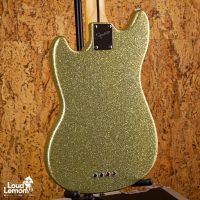Squier Mikey Way Signature Mustang Bass Large Flake Silver Sparkle 2011 Indonesia бас-гитара