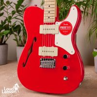 Squier Paranormal Cabronita Telecaster Thinline Fiesta Red электрогитара