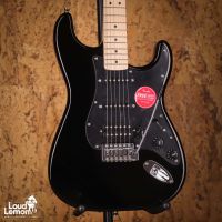 Squier Sonic Stratocaster HSS Black 2022 Indonesia электрогитара