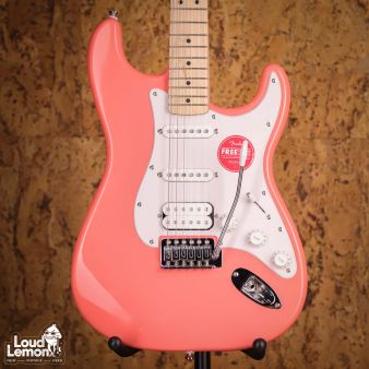 Squier Sonic Stratocaster HSS Tahitian Coral 2023 Indonesia электрогитары