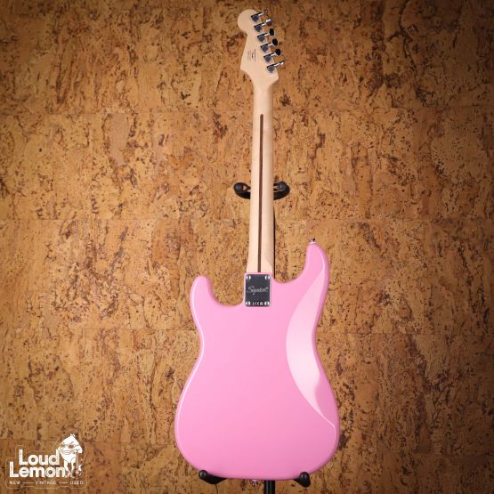 Squier Sonic Stratocaster HT H Flash Pink 2023 Indonesia электрогитара