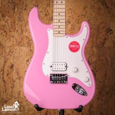 Squier Sonic Stratocaster HT H Flash Pink 2023 Indonesia электрогитара