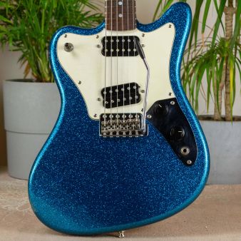 Squier Super Sonic Vista Series Blue Sparkle 1997 Japan электрогитара