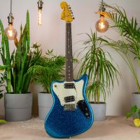 Squier Super Sonic Vista Series Blue Sparkle 1997 Japan электрогитара