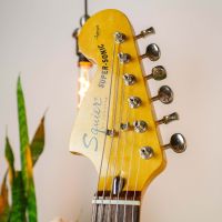 Squier Super Sonic Vista Series Blue Sparkle 1997 Japan электрогитара
