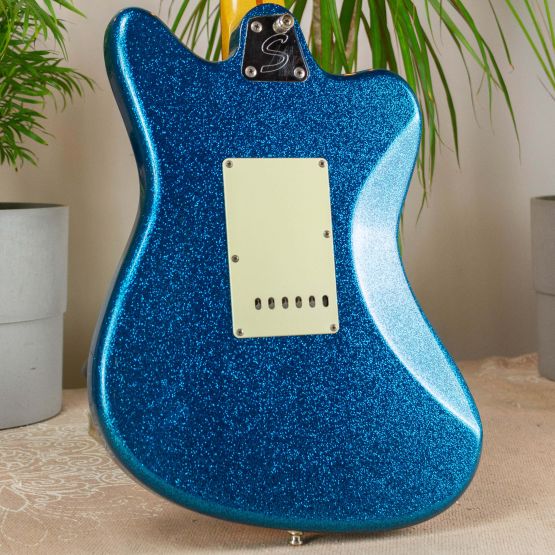 Squier Super Sonic Vista Series Blue Sparkle 1997 Japan электрогитара