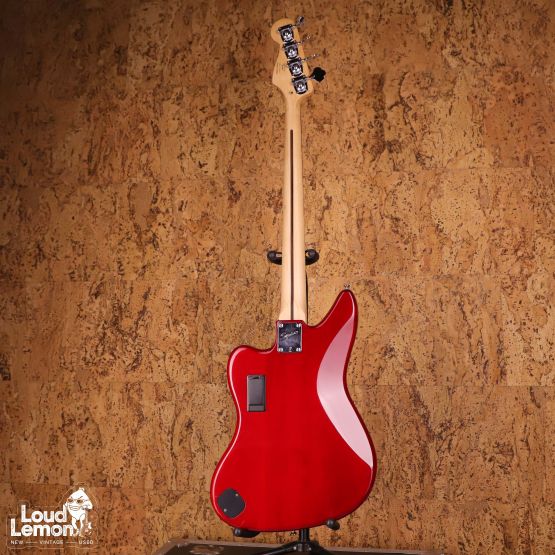 Squier Vintage Modified Jaguar Bass Special Crimson Red Transparent 2011 Indonesia бас-гитара