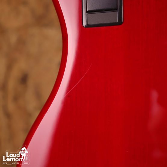 Squier Vintage Modified Jaguar Bass Special Crimson Red Transparent 2011 Indonesia бас-гитара